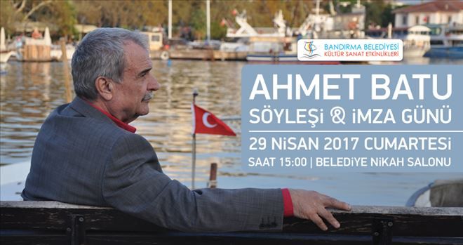 ŞAİR AHMET ŞAKİR BATU İLE SÖYLEŞİ İMZA GÜNÜ