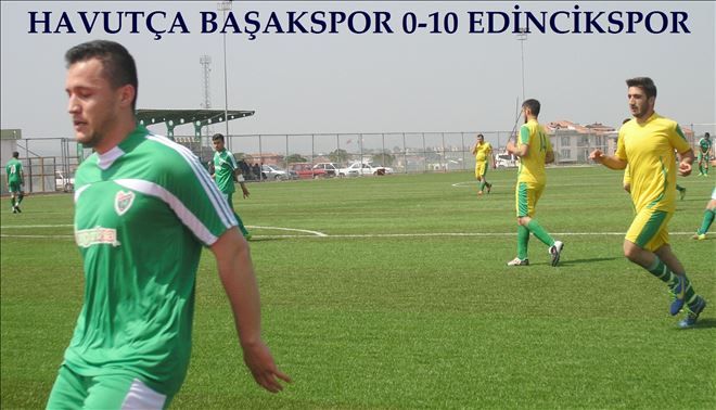 Edincik gol oldu yağdı.