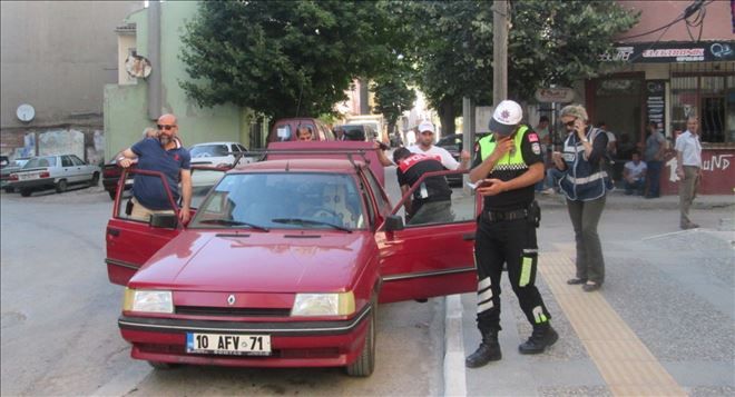 Bandırma´da polis uygulaması
