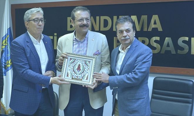 Bandırma´ya geldi
