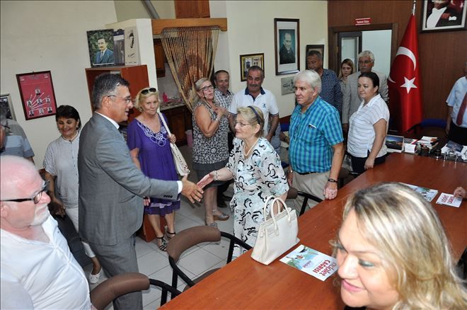 Erdek CHP´de bayramlaşma