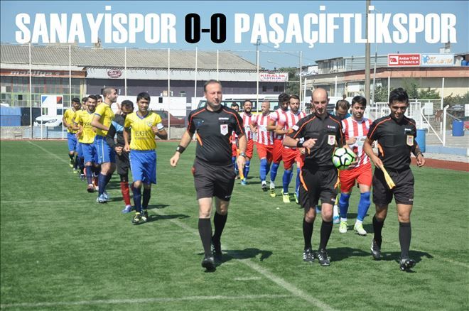 Sanayi, Paşa´yı geçemedi 0-0