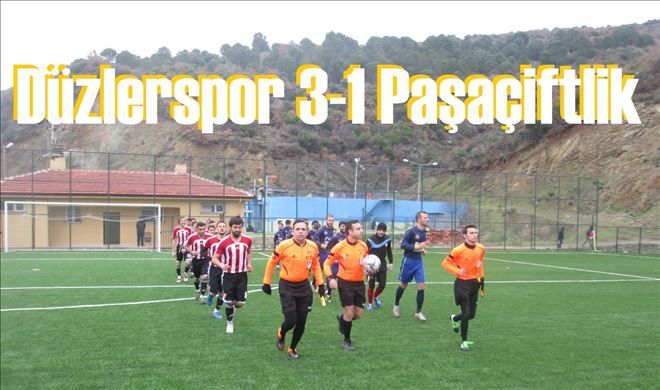 Düzlerspor, Paşaçiftlik´i 3-1´le geçti?