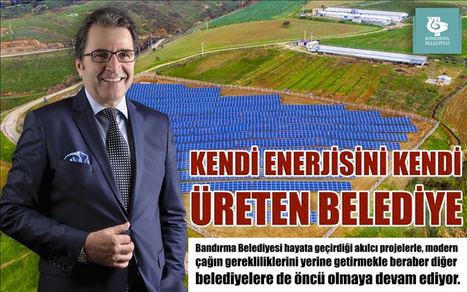 Kendi enerjisini üreten ender belediyelerden