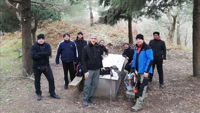 İlçe spor´dan dağ yürüyüşü