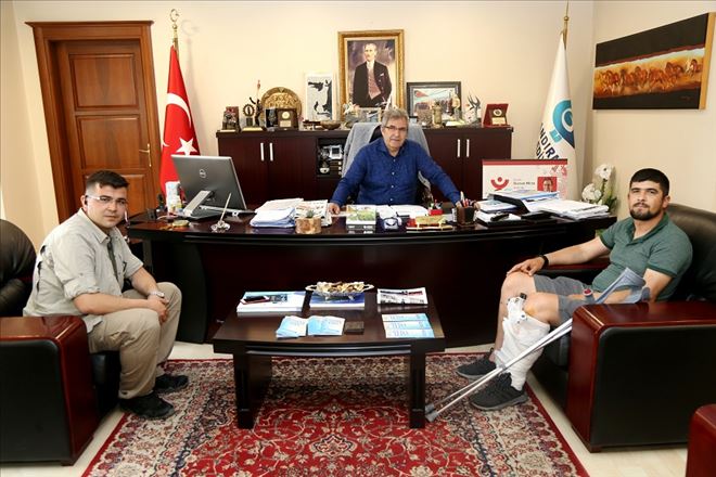 Gazi´den Başkan´a ziyaret