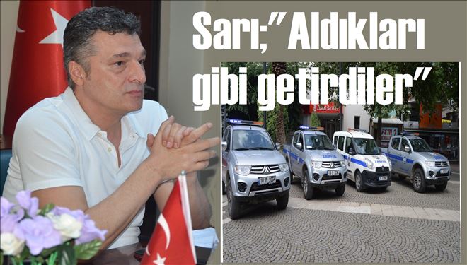 Belediye araçları haczi 24 saat sürdü