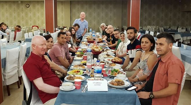 A.A Muhabirleri iftarda buluştu.