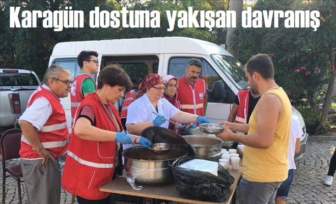 Tatlısu´da sıcak aş verildi