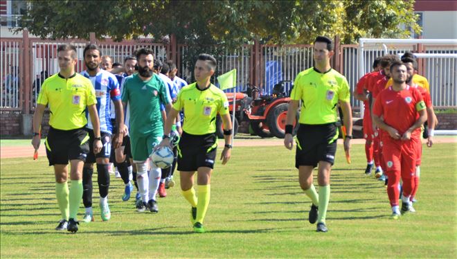 Avşa sahasında maç