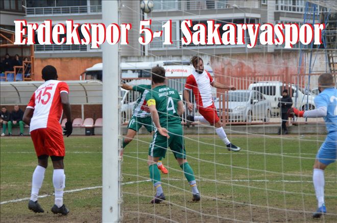Erdekspor rahat kazandı