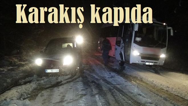 Kar, Merinos´ta trafik´i etkiledi.