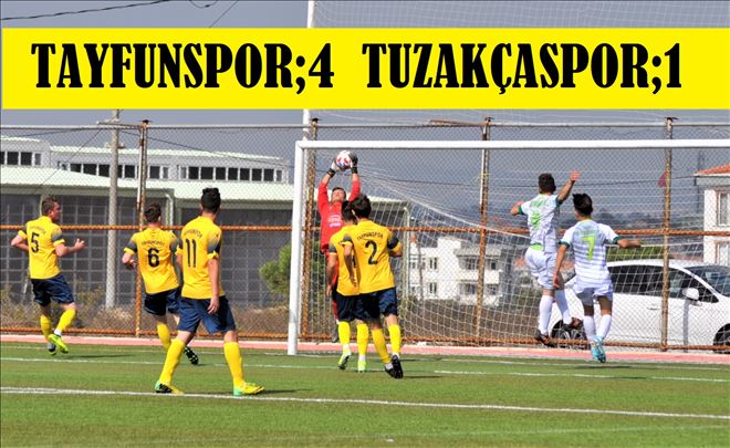 Tayfunspor´dan Tuzakçaspor´a ilk yenilgi