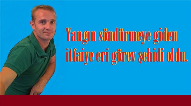 Yangın söndürmeye giden itfaiye devrildi.