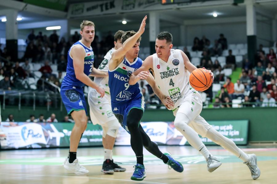 TEKSÜT BANDIRMA BK, EVİNDE ANWIL WLOCLAWEK’E TEK SAYIYLA MAĞLUP OLDU