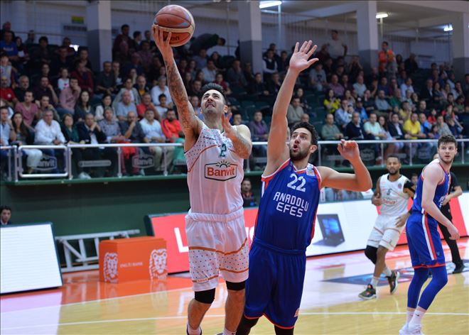 BANVİT BK LİGDE ZORLU  ANADOLU EFES DEPLASMANINDA!.