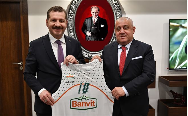 BANVİT BK YÖNETİMİNDEN YÜCEL YILMAZ´A ZİYARET