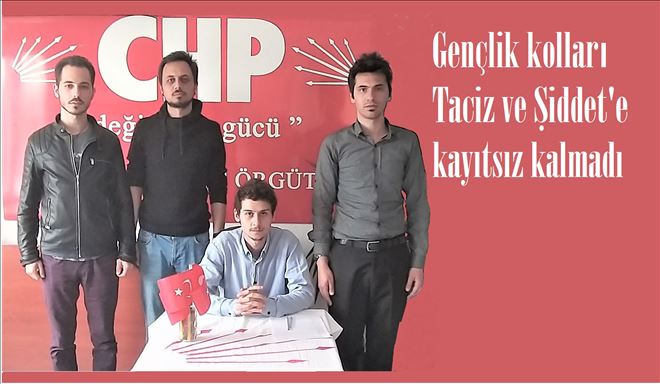 CHP Gençlik kolları kayıtsız kalmadı