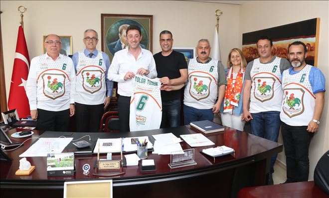 Vefa tribününden başkan´a ziyaret