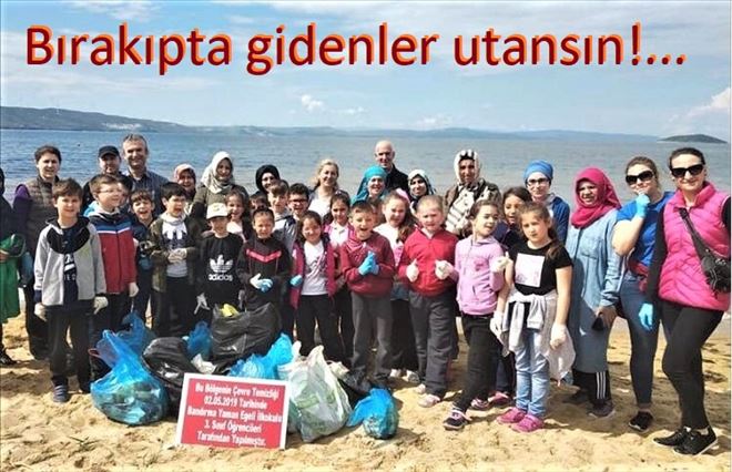 Sahil´de temizlik kampanyası