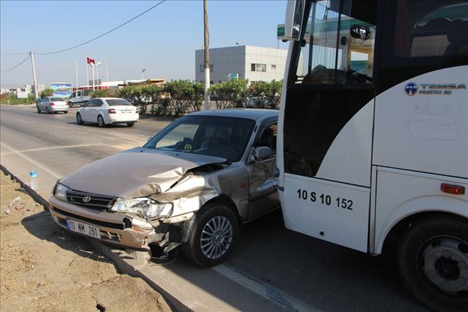 Bandırma´da trafik kazası: 4 yaralı