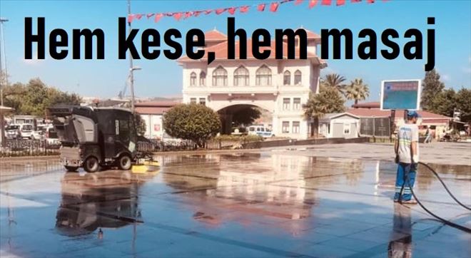 Meydana detaylı temizlik