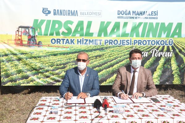 Bandırma Belediyesinden kırsal kalkınmaya destek