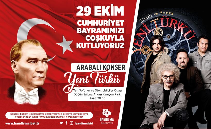 BELEDİYEDEN  CUMHURİYET KONSERİ