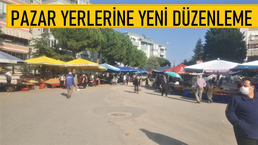 Pazar yerlerinde yeni Maske-Mesafe düzenlemesi