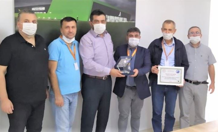Same Deutz-Fahr Traktör fabrikasını ziyaret ettiler.