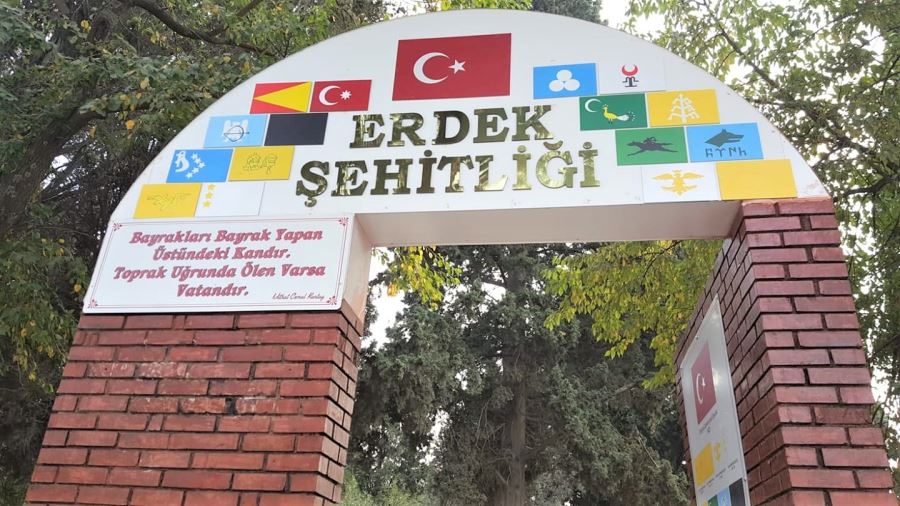 Erdek Şehitliğine düzenleme
