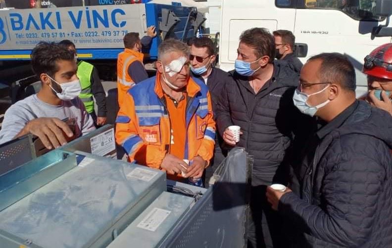 Bandırma ekibi deprem bölgesinde