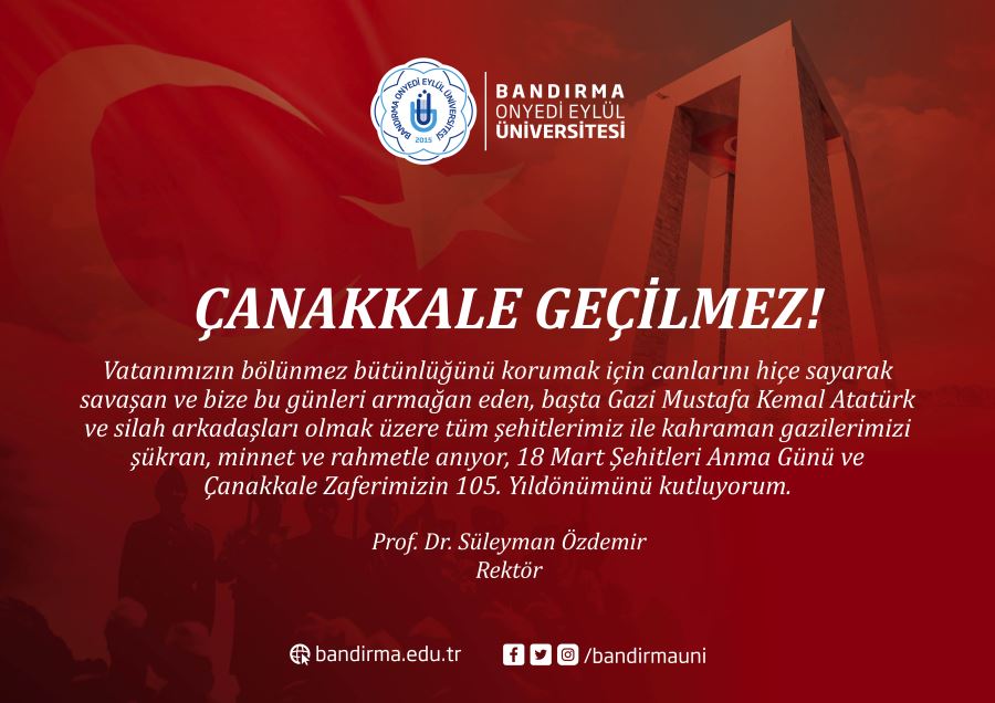 “Çanakkale Geçilmez” 