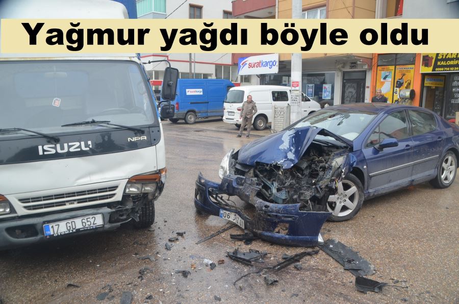 Yağışta sürüş güvenliği yok.