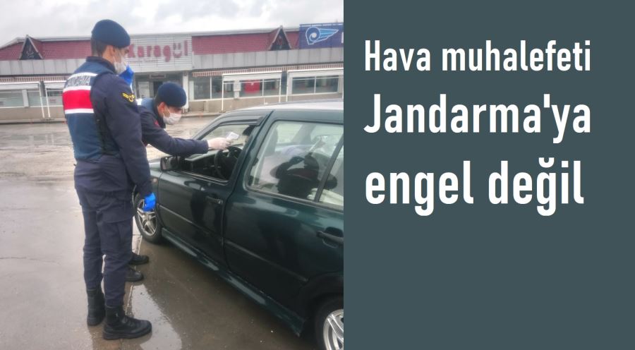 jandarmadan koronavirüs denetimi