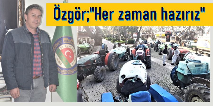 Özgör,”İşimiz gücümüz hizmet”