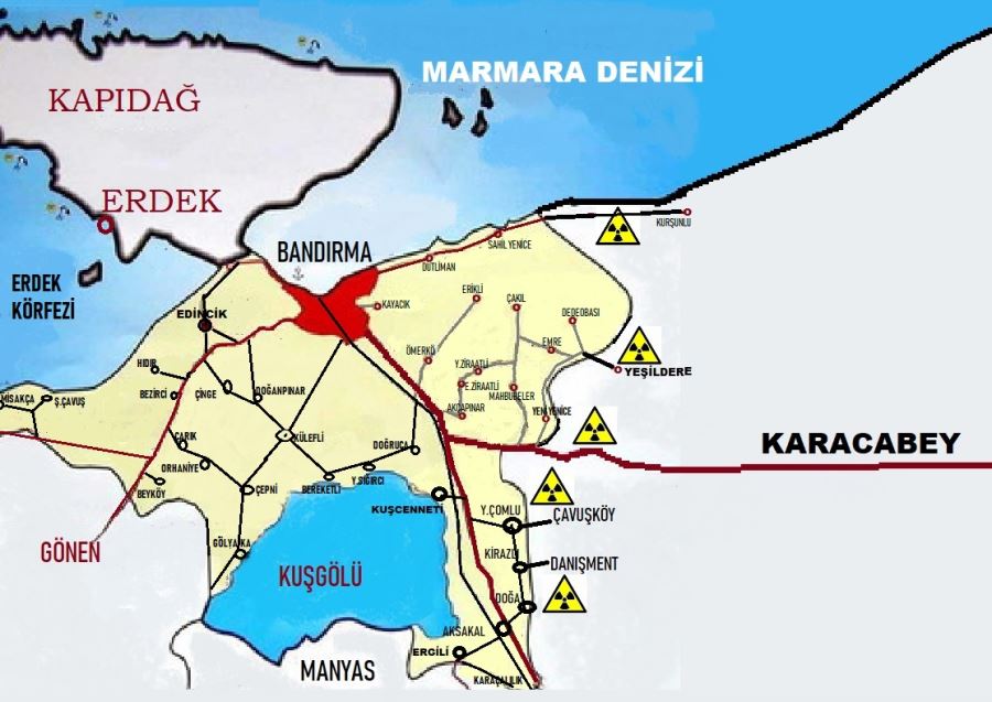 Karacabey kırsalı ile bağlantı koptu