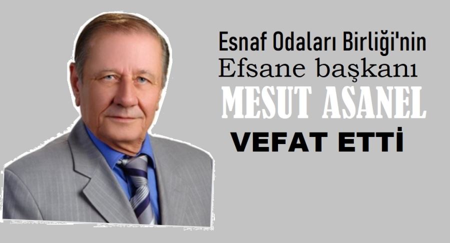 Mesut Aşanel’i kaybettik