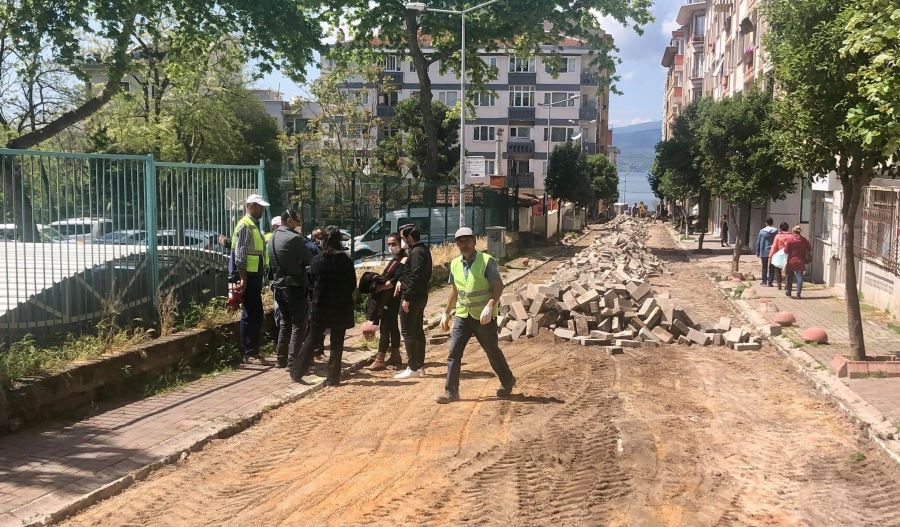 2.Okul sokak yeniden düzenleniyor