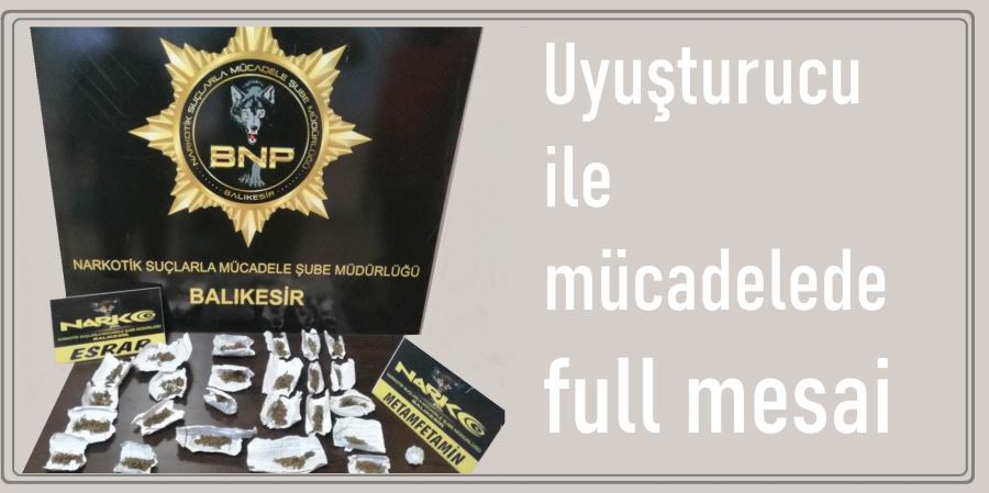 Uyuşturucu operasyonu, 1 tutuklu
