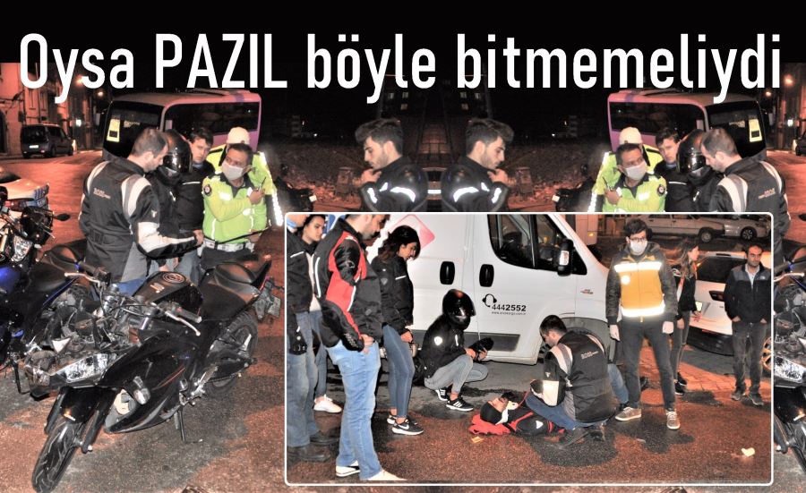 Az yağışta kaydı