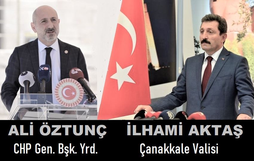 Öztunç Valiye ayar verdi.