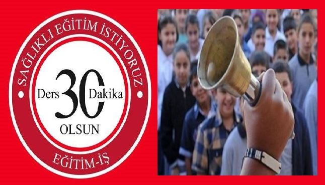 EĞİTİM İŞ “SAĞLIKLI EĞİTİM İSTİYORUZ”
