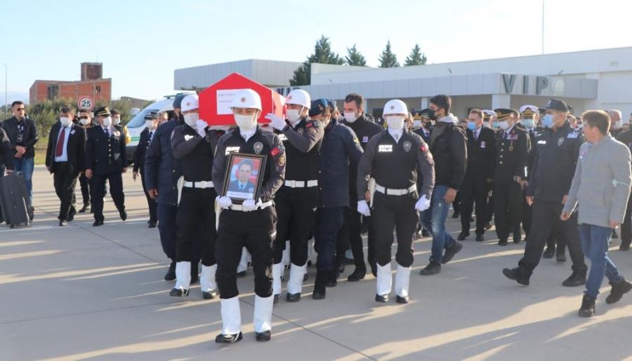 Şehit Polis Memuru Memleketine Uğurlandı