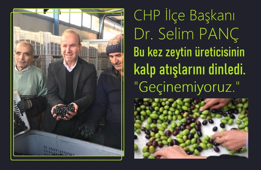 Başkan Panç, Zeytinciyi dinledi.