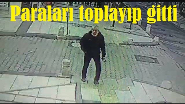 Paraları toplayıp gitti