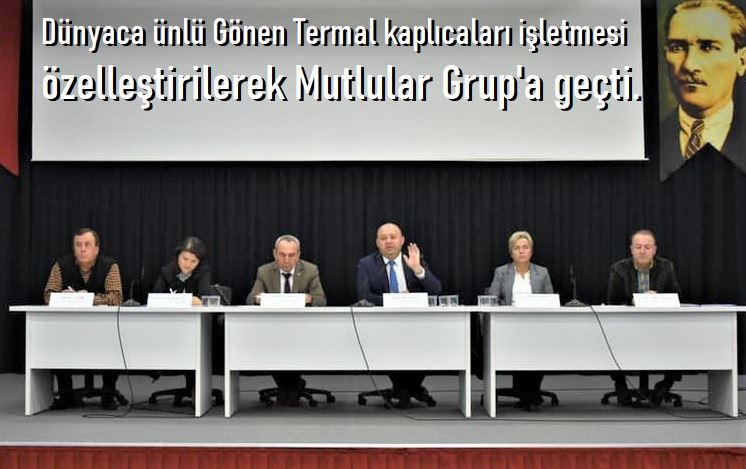 Gönen Termal kaplıcaları özelleştirildi