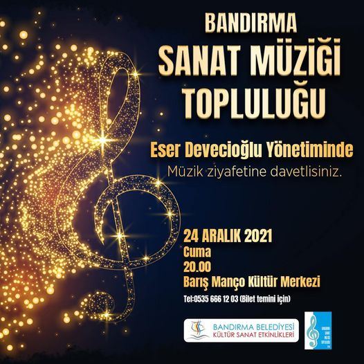 Bandırma’da yeni yıl konseri