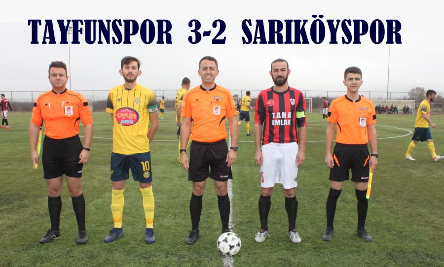 Başa baş mücadelenin kazananı Tayfunspor