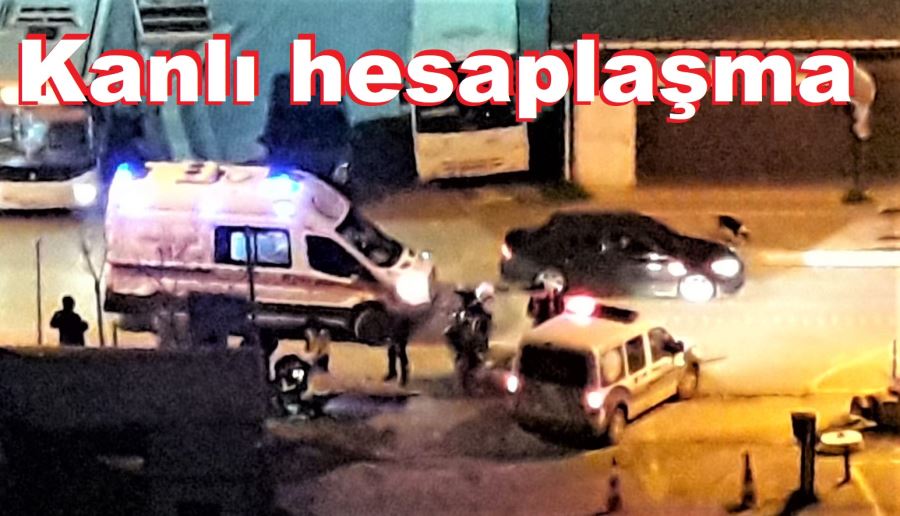 Otopark çıkışı silahlı saldırı